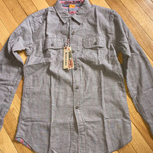 BOYS TAILOR VINTAGE REVERSIBLE COTTON SHIRT NEW